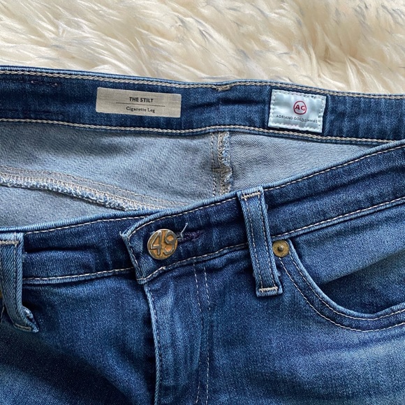 AG Adriano Goldschmied The Stilt Cigarette Leg Jeans size  26. Like new - Picture 12 of 16
